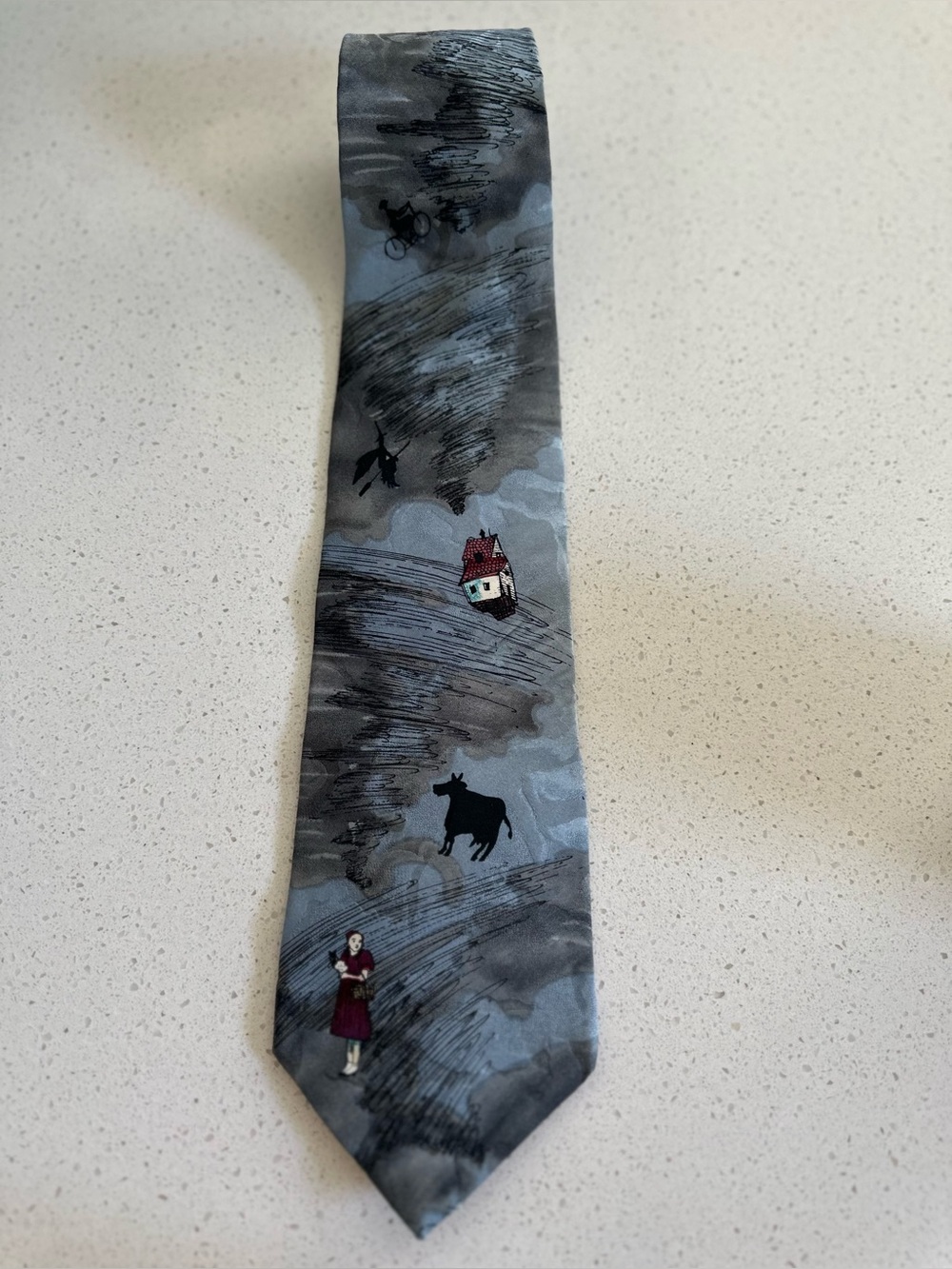 Vintage 1992 Wizard of Oz Silk Tie by American Film Classics Wonderful Condition